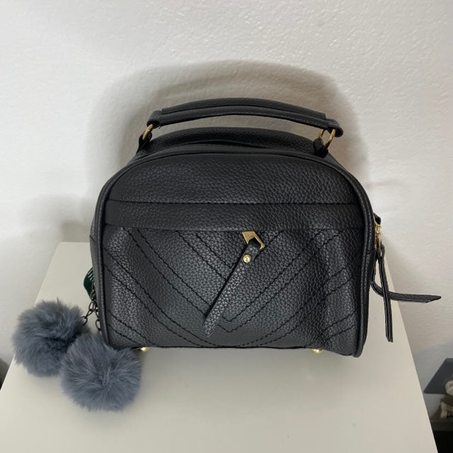 Black Leather Handbag